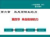 沪科版物理八年级上册：6.4《来自地球的力》课件