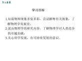 粵滬版物理八年級上冊1.1  希望你喜愛物理 課件
