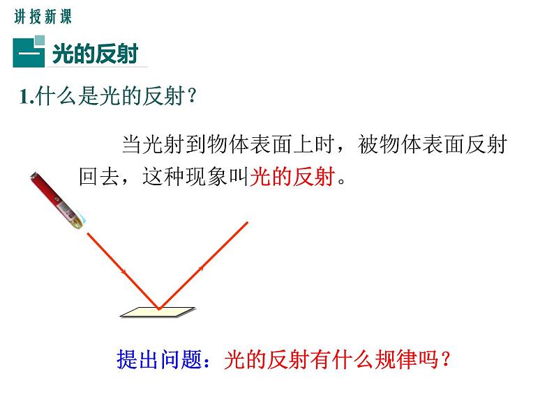 粤沪版物理八年级上册3.2  探究光的反射规律 课件06