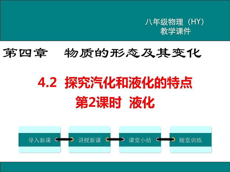 粤沪版物理八年级上册4.2  探究汽化和液化的特点  第2课时 课件01