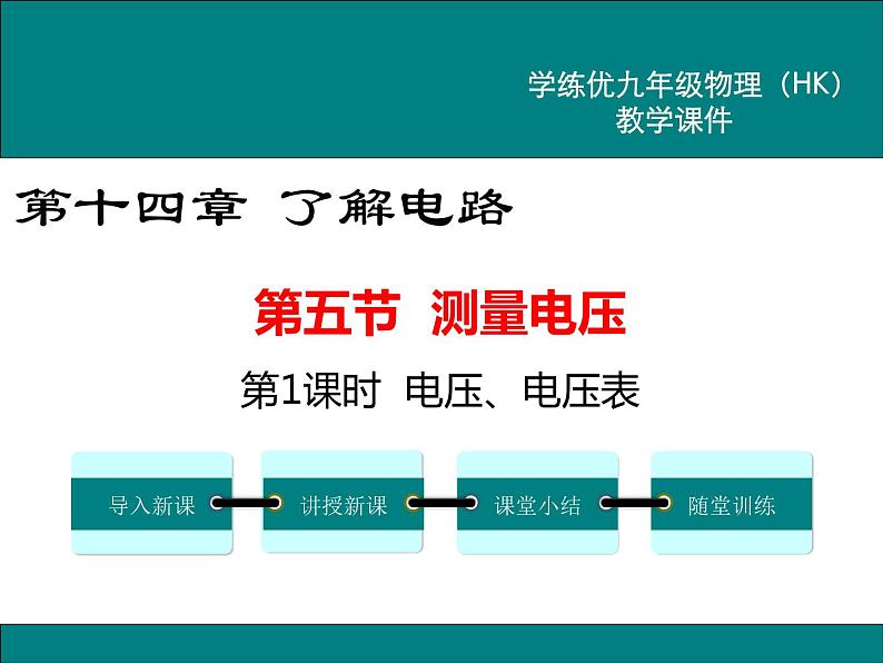 14.5 第1课时 电压、电压表 课件第1页