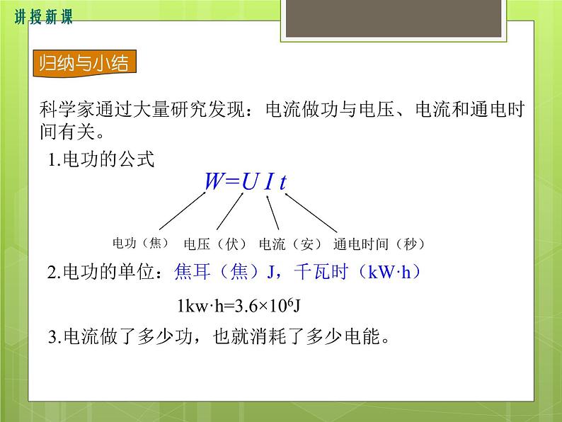 沪科版物理九年级：16.1  电流做功 课件08