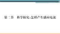 物理九年级第二节 科学探究：怎样产生感应电流教课ppt课件