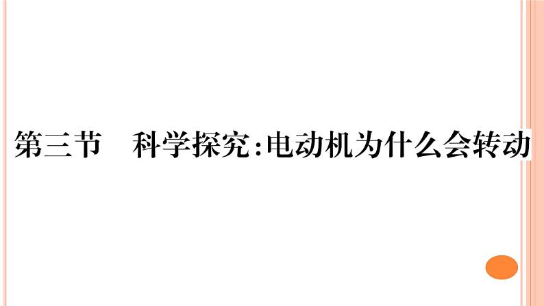 17.3  科学探究：电动机为什么会转动 练习课件01