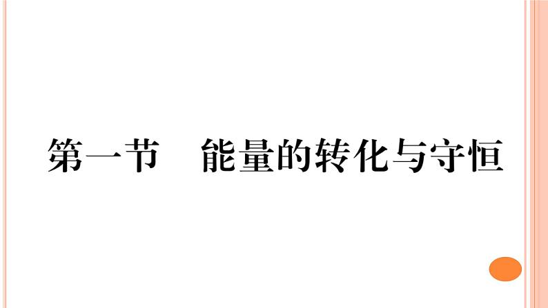 20.1  能量的转化与守恒 练习课件01