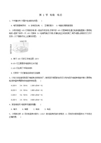 人教版九年级全册第1节 电能 电功当堂检测题