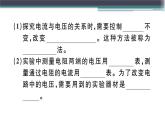 14.2  第1课时  电流与电压、电阻的关系 练习课件