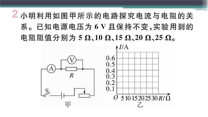 14.2  第1课时  电流与电压、电阻的关系 练习课件08