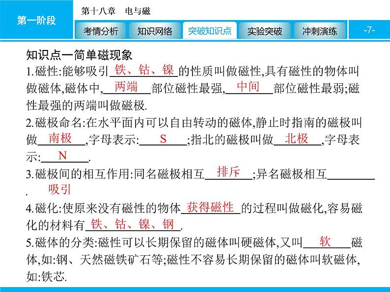 2020届中考物理总复习课件：第十八章　电与磁 (共67张PPT)07