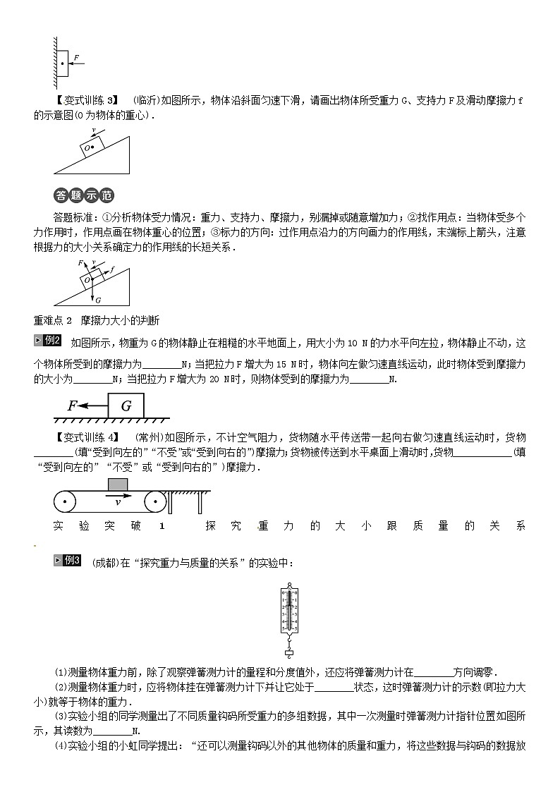 中考物理总复习第8讲力运动和力第1课时力习题03