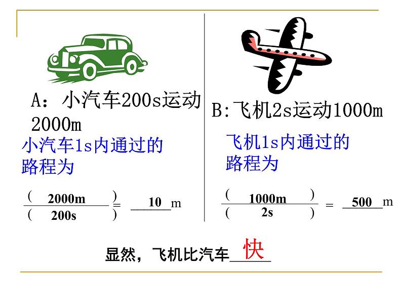 人教版物理八年级上册1.3运动的快慢ppt06