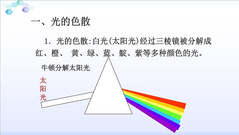 第四章光现象第5节 光的色散 PPT课件05