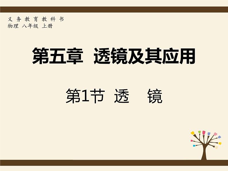 5.1透镜2020-2021学年八年级物理上册同步优质课（人教版）第1页