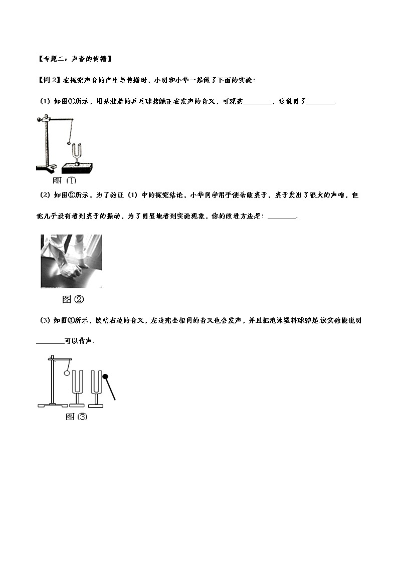 备战2021中考物理章节专题训练——专题二十四：声现象02