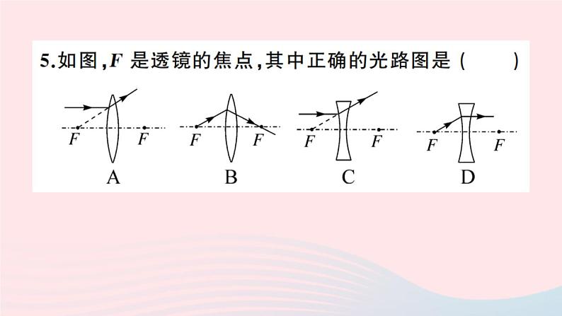 5.1 透镜（习题）PPT课件第6页