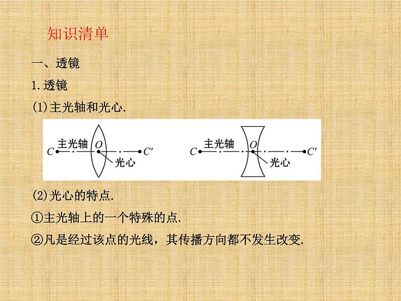 第五章 透镜及其应用（复习） PPT课件02