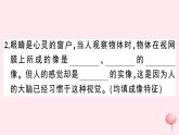 2019秋八年级物理上册3-7眼睛与光学仪器习题课件（新版）粤教沪版