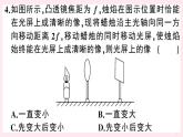 2019秋八年级物理上册专题三凸透镜成像规律的分析习题课件（新版）粤教沪版