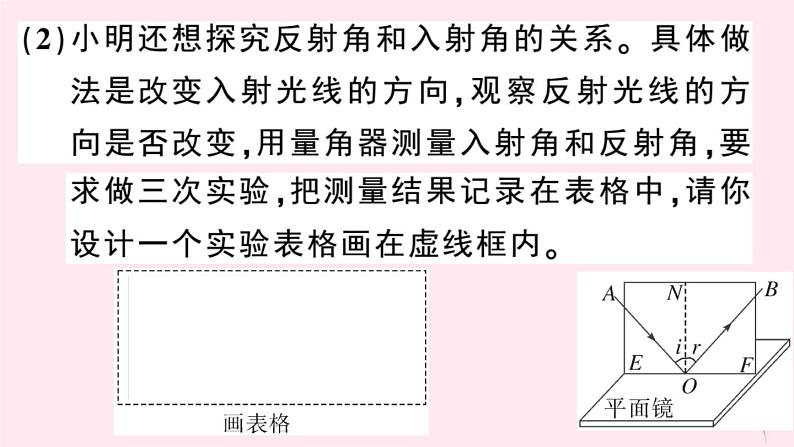 2019秋八年级物理上册专题四光学实验探究习题课件（新版）粤教沪版05