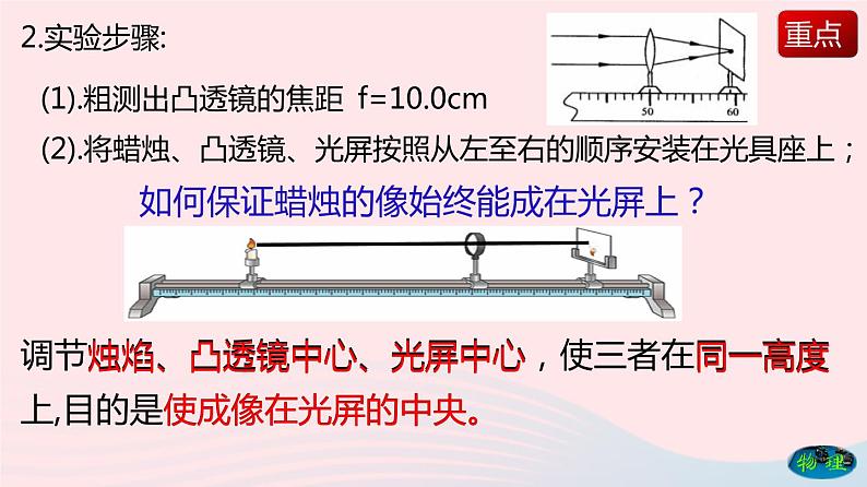 八年级下物理课件八年级物理下册6-2探究__凸透镜成像课件新版北师大版_北师大版06