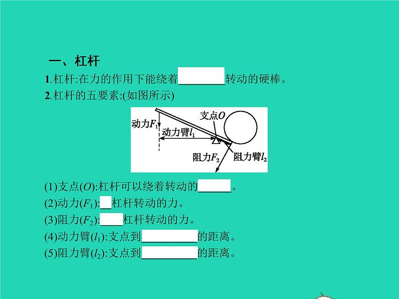 2021年人教版八年级物理下册12.1杠杆 课件(含答案)04