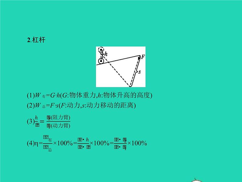 2021年人教版八年级物理下册12.3机械效率 课件(含答案)07