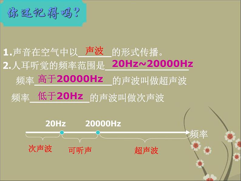 2.3 声的利用 PPT课件01