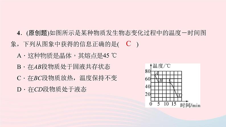 3.2 熔化和凝固（作业）PPT课件第6页