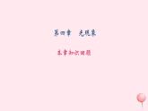 第四章：光现象 本章知识回顾 课件