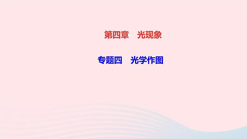 第四章 专题四 光学作图01