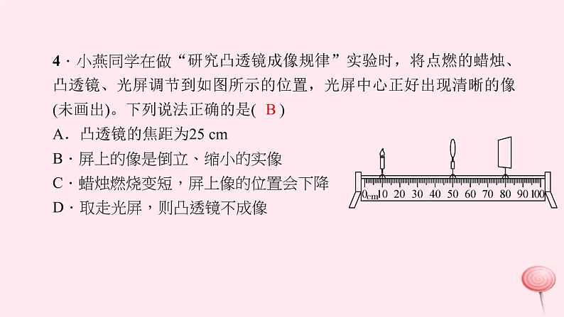 第五章 透镜及其应用 高频考点训练第5页