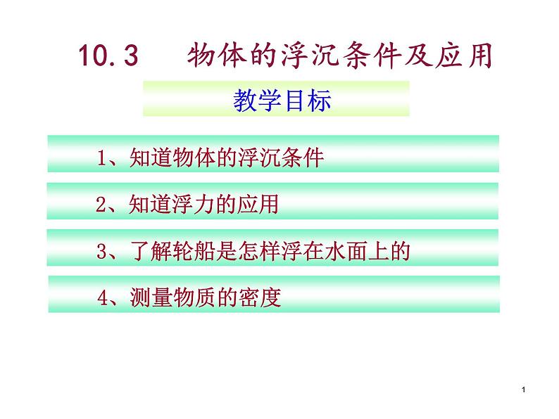 八年级下物理课件八年级下册物理课件《物体的沉浮条件及应用》  人教新课标 (5)_人教新课标第1页