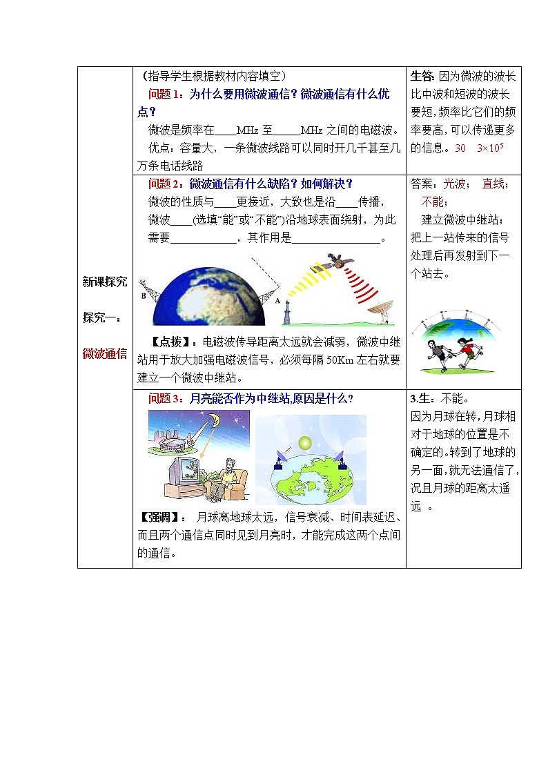 2020-2021学年人教版九年级物理下 第21章 信息的传递 第4节 越来越宽的信息之路 教案学案课件02