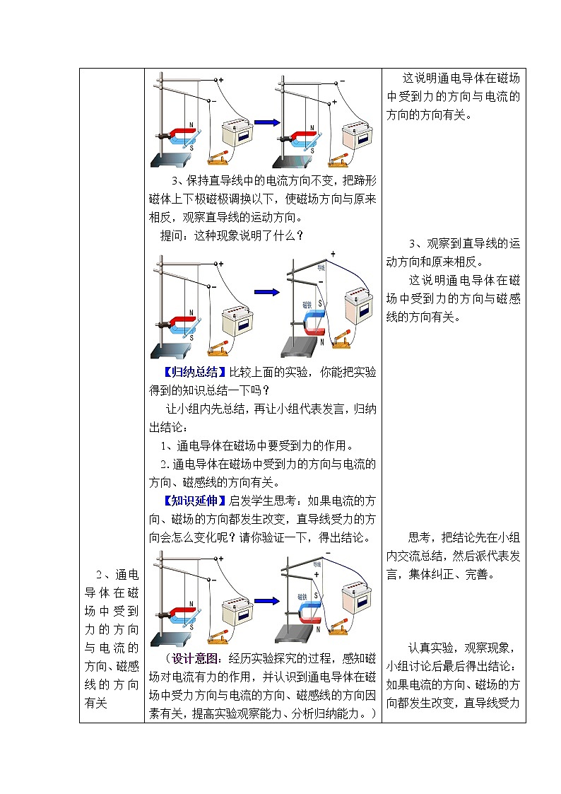 2020-2021学年人教版九年级物理下 第20章电与磁 第4节 电动机 教案学案课件03