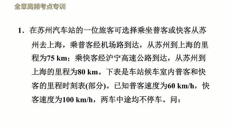 八年级上物理素材全章高频考点专训    专训3    速度的计算_教科版 课件03