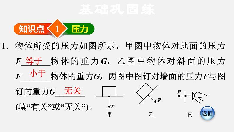 八年级下物理课件8-1-1 压力_沪粤版07