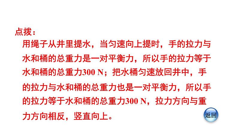 八年级下物理课件专题技能训练六  训练1  二力平衡条件的应用_沪粤版04