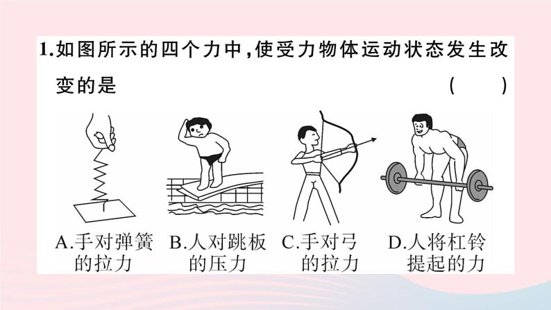 2019秋八年级物理全册第六章熟悉而陌生的力小结与复习习题课件（新版）沪科版02