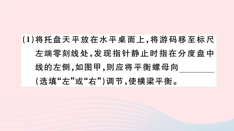 2019秋八年级物理全册专题七测量物质密度的特殊方法习题课件（新版）沪科版04