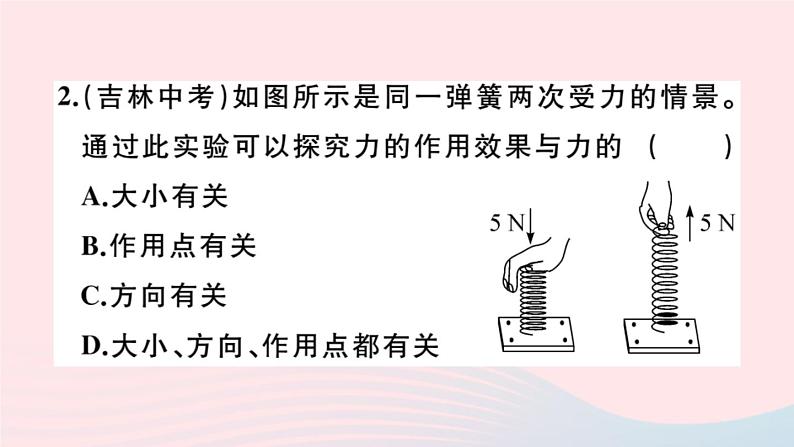 2019秋八年级物理全册第六章熟悉而陌生的力第二节怎样描述力习题课件（新版）沪科版03