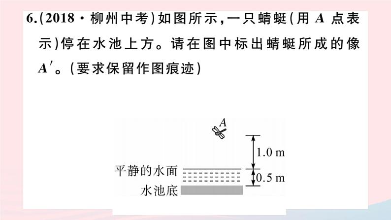 2019秋八年级物理全册专题三光学作图习题课件（新版）沪科版07