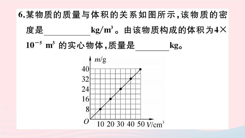 2019秋八年级物理全册第五章质量与密度第四节密度知识的应用习题课件（新版）沪科版05