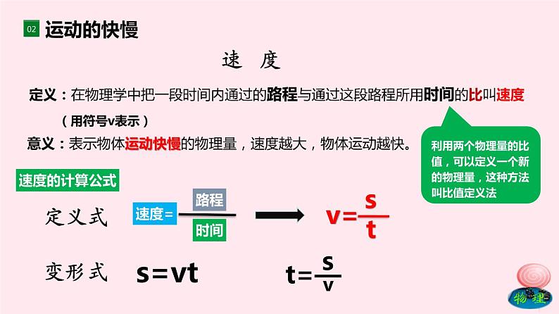 2019_2020学年八年级物理全册2-3快与慢课件（新版）沪科版第6页