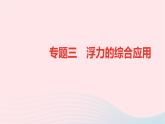 八年级物理全册专题三浮力的综合应用课件新版沪科版 (1) (1)