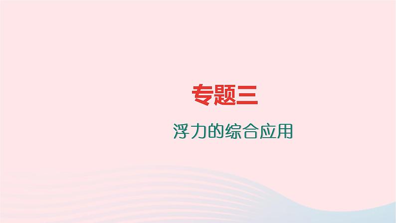 八年级物理全册专题三浮力的综合应用课件新版沪科版 (2) (1)01