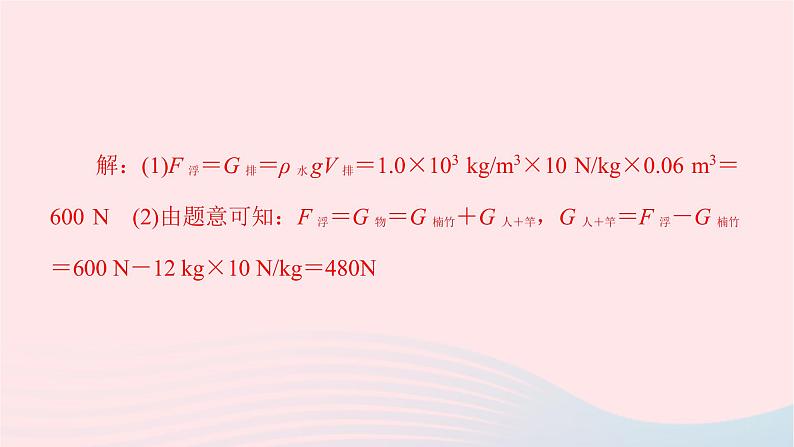 八年级物理全册专题三浮力的综合应用课件新版沪科版 (1)03