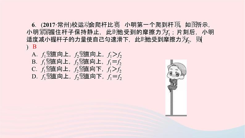 八年级物理全册专项训练力与运动习题课件新版沪科版 (1)06