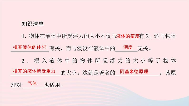 八年级物理全册9-2阿基米德原理习题课件新版沪科版 (1)02