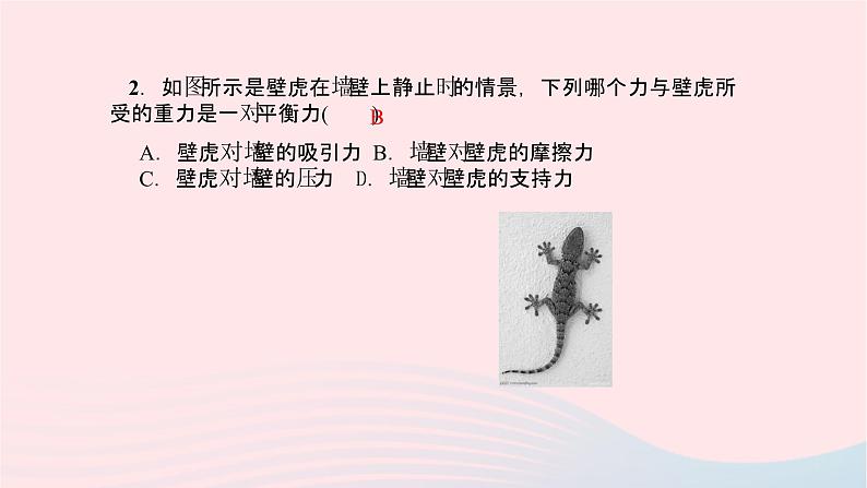 八年级物理全册第七章第三节力的平衡习题课件新版沪科版 (1)03