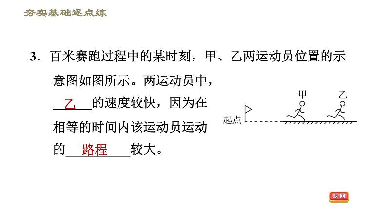 八年级全物理课件2-3快与慢_沪科版第6页